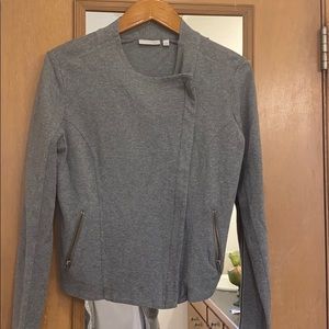 Halogen Cotton Crossover Zip Jacket